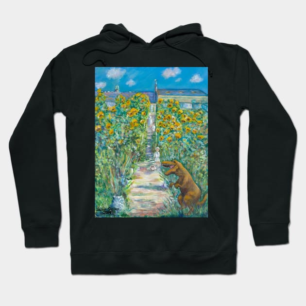 Imminent Encounter in the Garden Hoodie by LouiseSullivanArt